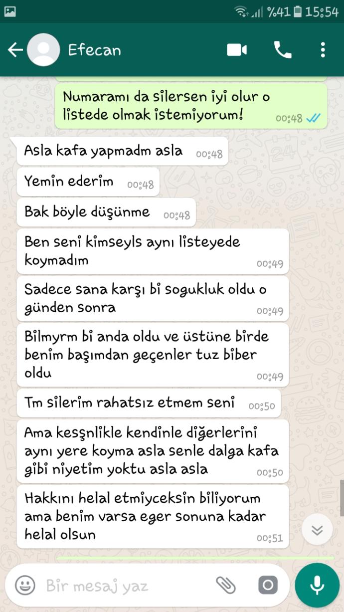Azardan biriyle tanıştım?