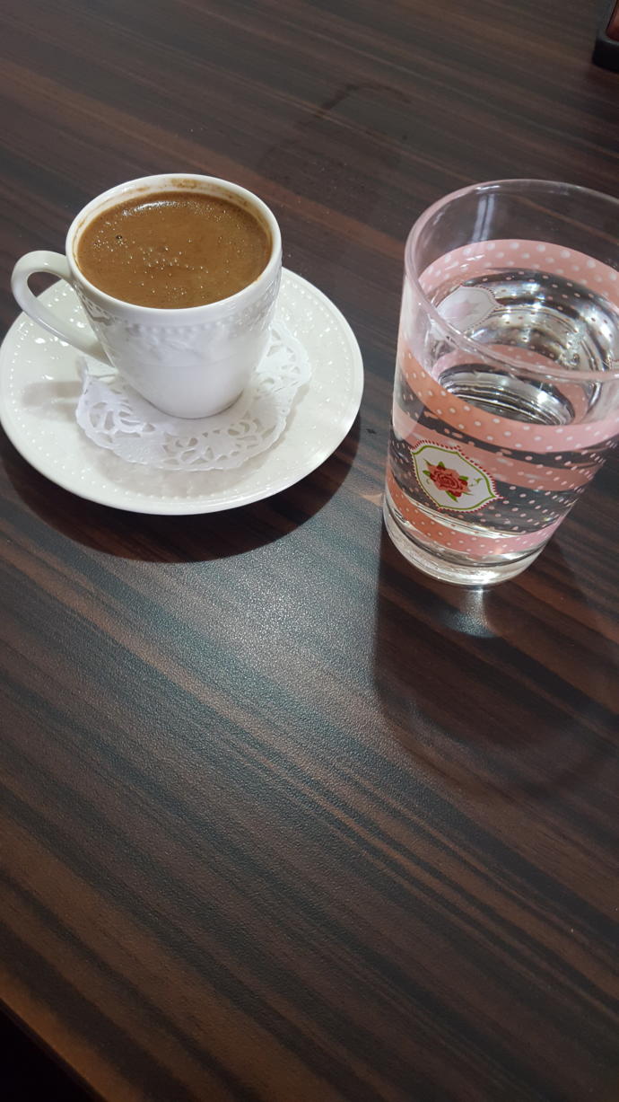 O benim kahvem :)
