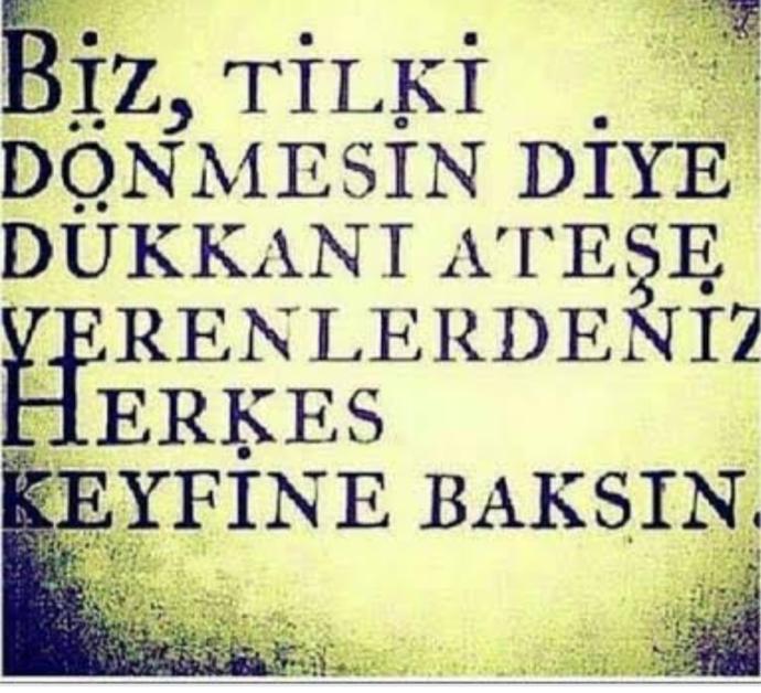 Giden geri dönmesin mi?
