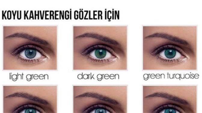 Renkli lens seçimi?