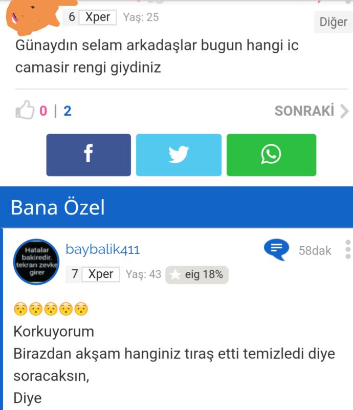 Burda Gördüğünüz En Ilginç Sorular Neydi?