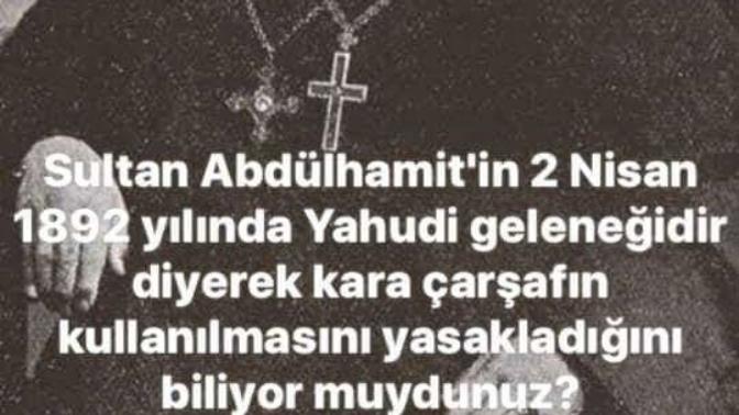 Sizce kara çarşaf bir yahudi geleneği mi?