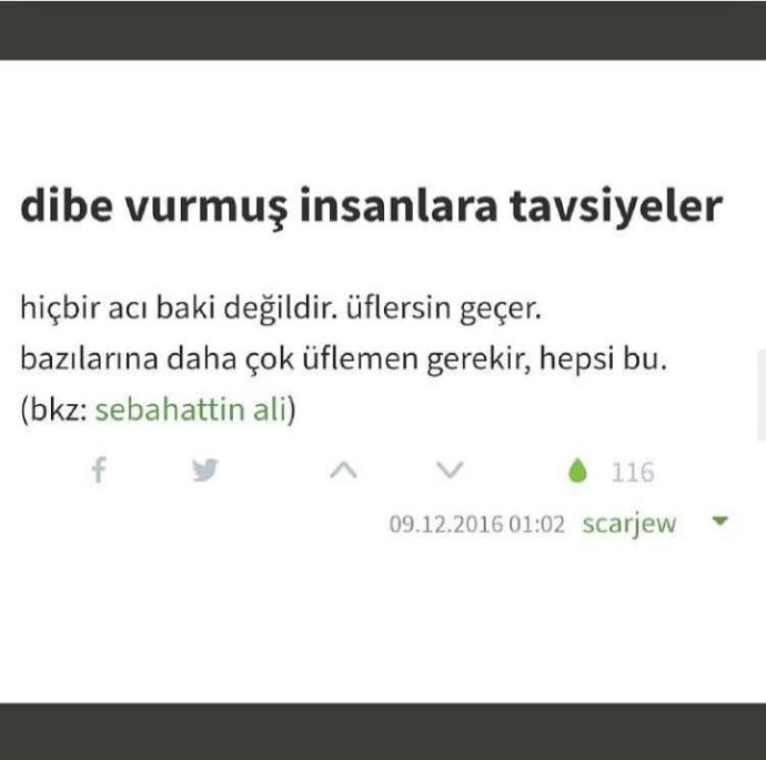 Her acı geçiyor mu? Hadi sizde dibe vurmuş insanlara tavsiyeler bırakın olmaz mı?