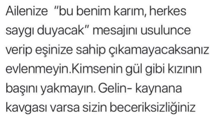 Gelin-kaynana çekişmesi, denge kuramayan beylerin suçu mudur?