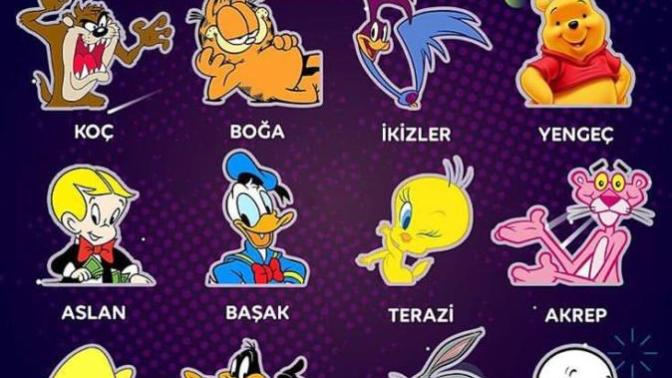 Burcuna göre hangi çizgi film karakterisin?