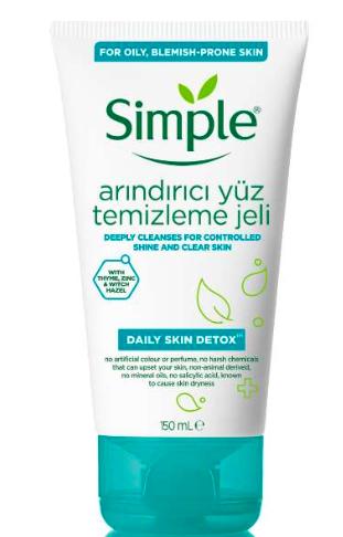 Simple yüz temizleme jeli
