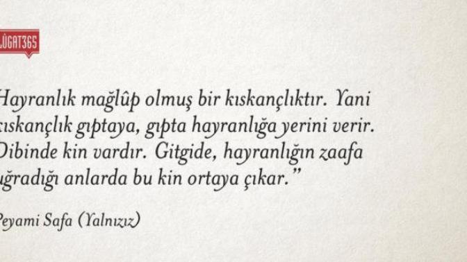 Sizce bu söz sizi kıskanan insanlara karşı cuk diye oturur mu?
