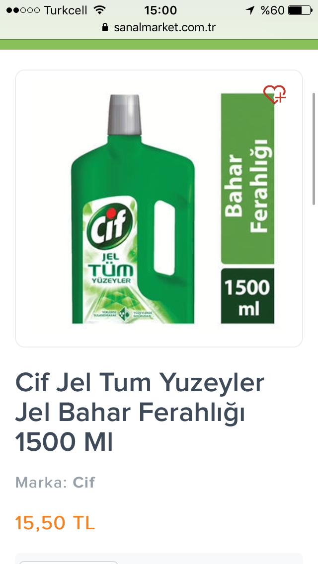 Cif yüzey temizleyicinin hangi kokusu güzel size göre ?