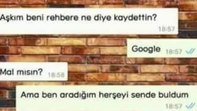 Sevgilinizi veya eşinizi telefon rehberinize ne diye kayıt edersiniz?