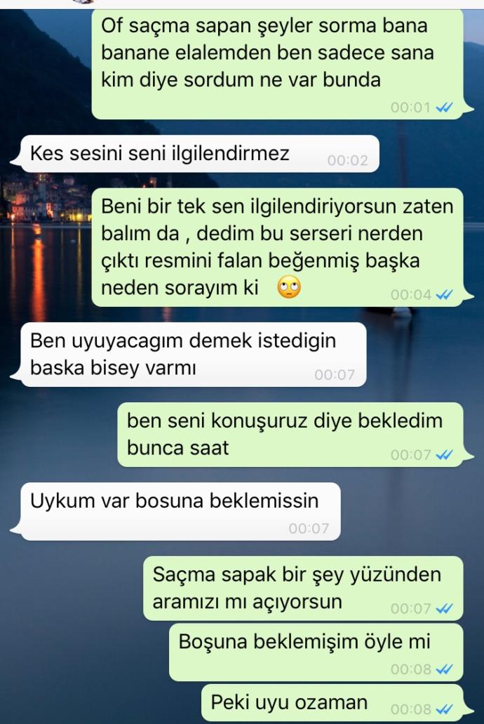 Erkek arkadaşım sizce neden böyle davranıyor?