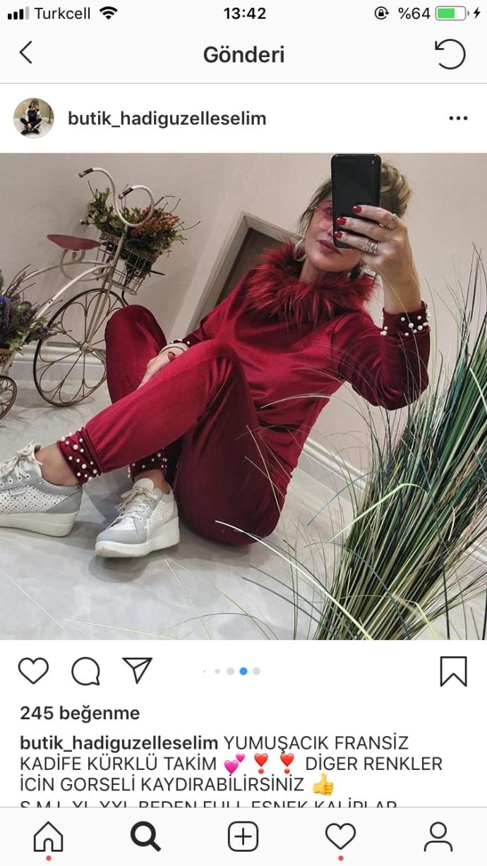Kızlar incili kadife eşofman modasını nasıl buluyorsunuz sizce almalı mıyım?