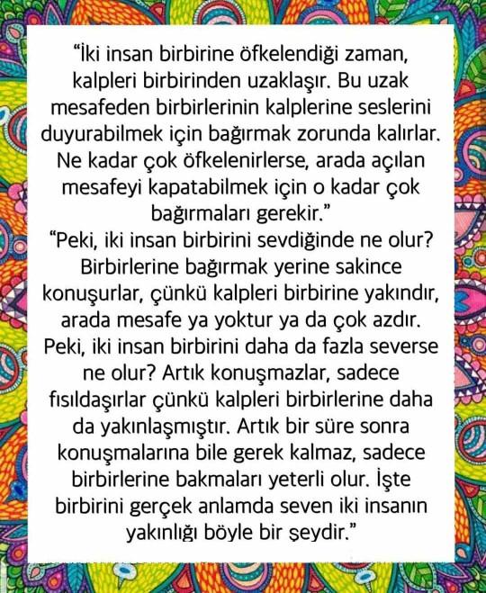 İki insan birbirini sevince ne olur?