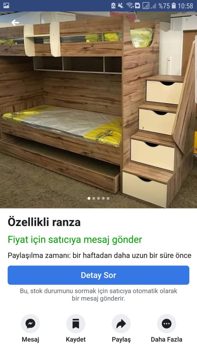 Arkadaşlar yatak odasına bu tarz bir ranza yaptırmak istiyorum bana maliyeti ne kadar olur sizce?