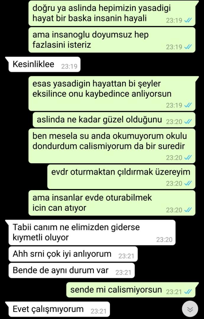 Bu kız benimle arkadaşça mı konuşuyor?