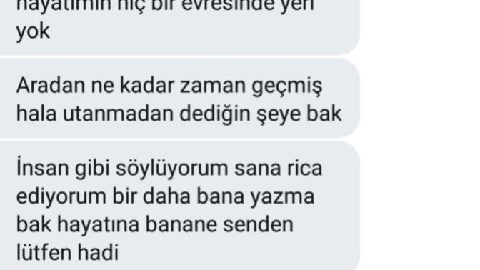 Bu gercekten bana yazma mi demek yoksa icten ice yazmi demek?