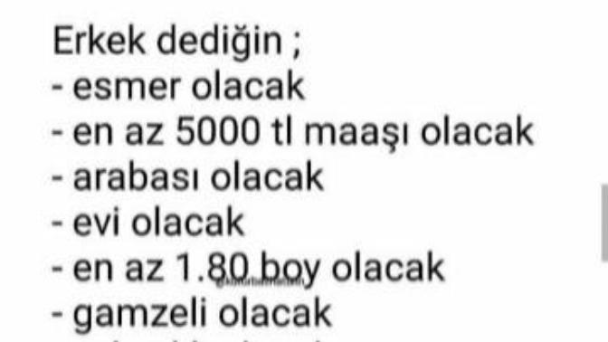 Erkek dediğin nasıl olmalı?