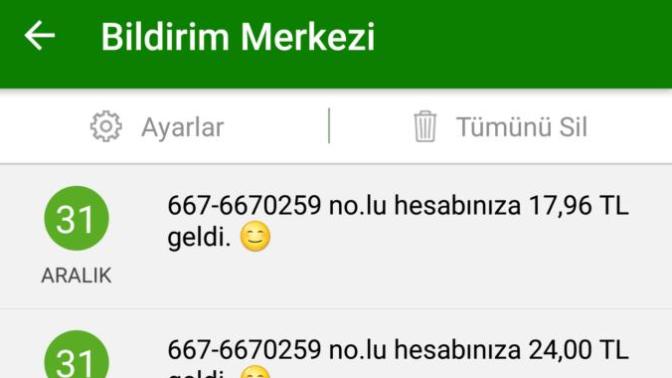 Hesabıma yurtdışından para gelip duruyor?
