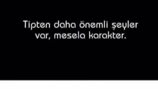 Tipten daha önemli şeyler var. Mesela?