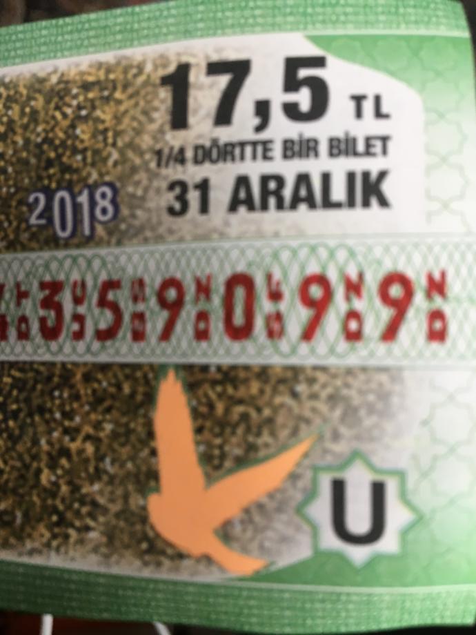 Milli piyango bileti çıkan var mı?