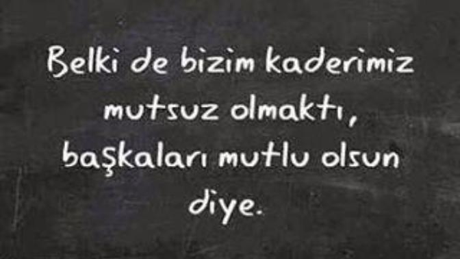 Başkasının mutluluğu için kendinizi mutsuz ettiniz mi/eder misiniz?