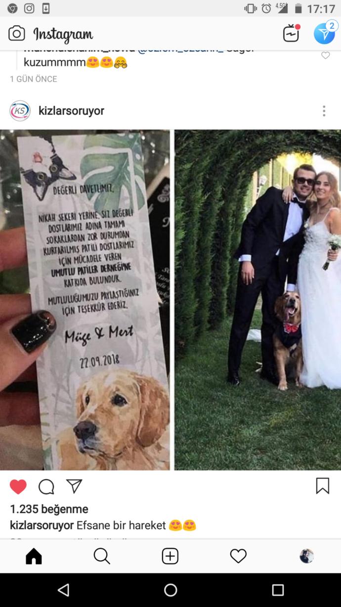 Böyle bir davetiye bastırmak isterse sevgiliniz tepkiniz ne olur?