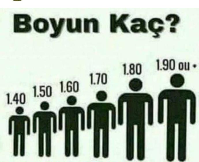Sürüst ol senin boyun kaç?