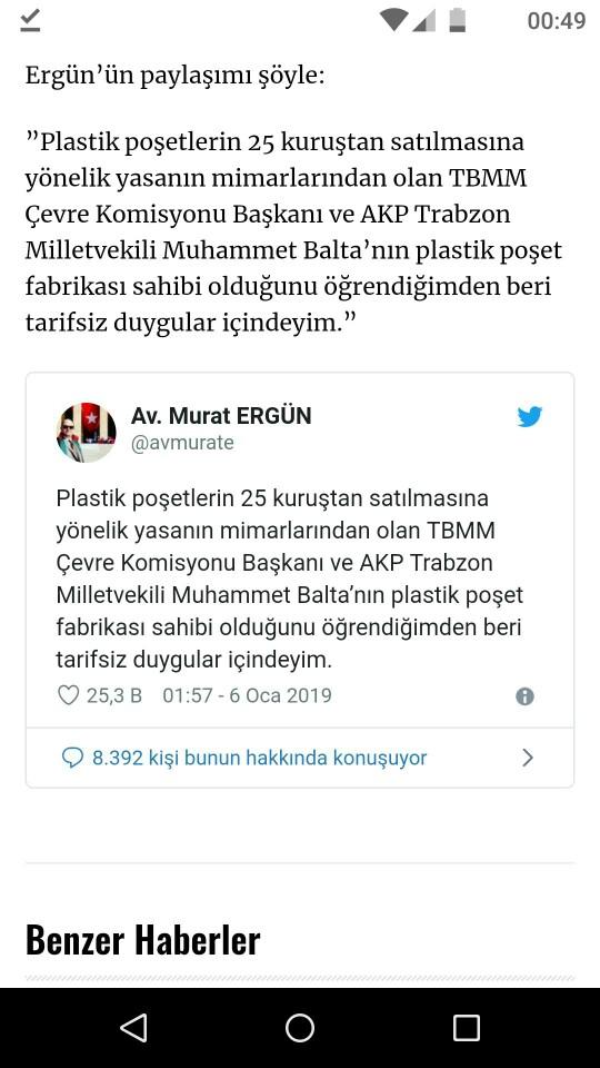 Poşet satın almamak için sizin yönteminiz nedir?