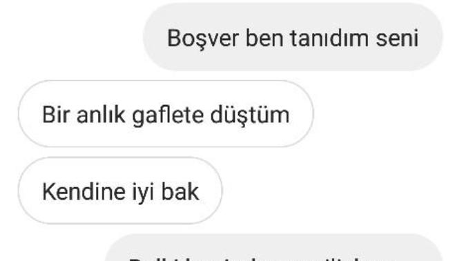 Eski sevgili sorunsalı?