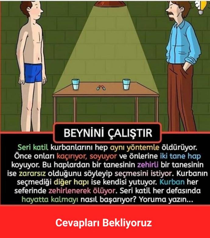 Seri katil her defasında hayatta kalmayı nasıl başarıyor sizce?