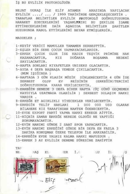 Evlilik Sözleşmesi?