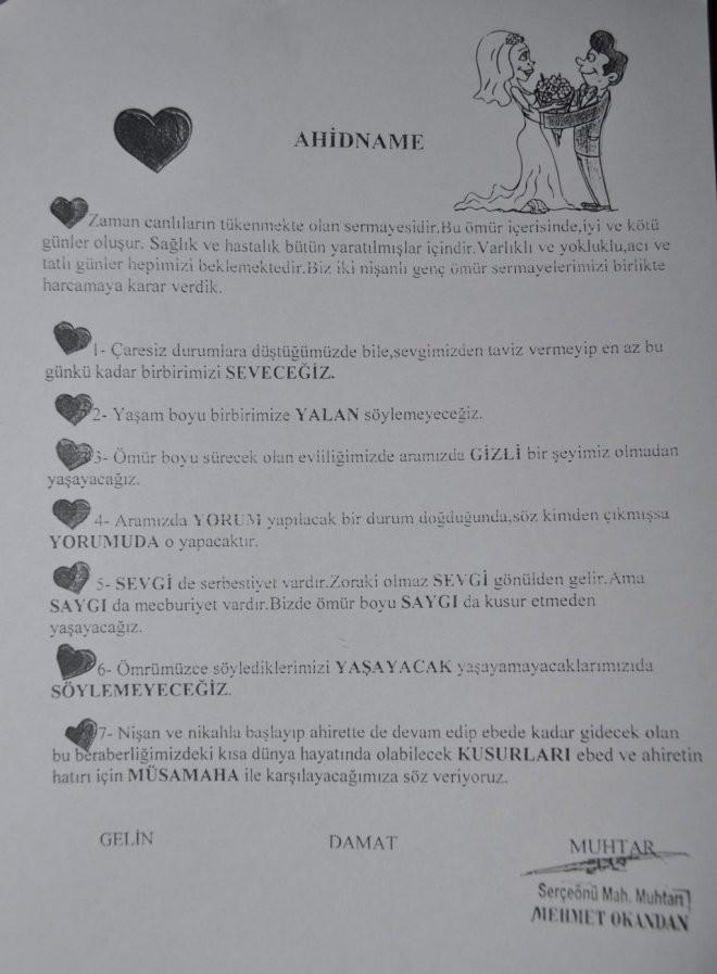 Evlilik Sözleşmesi?