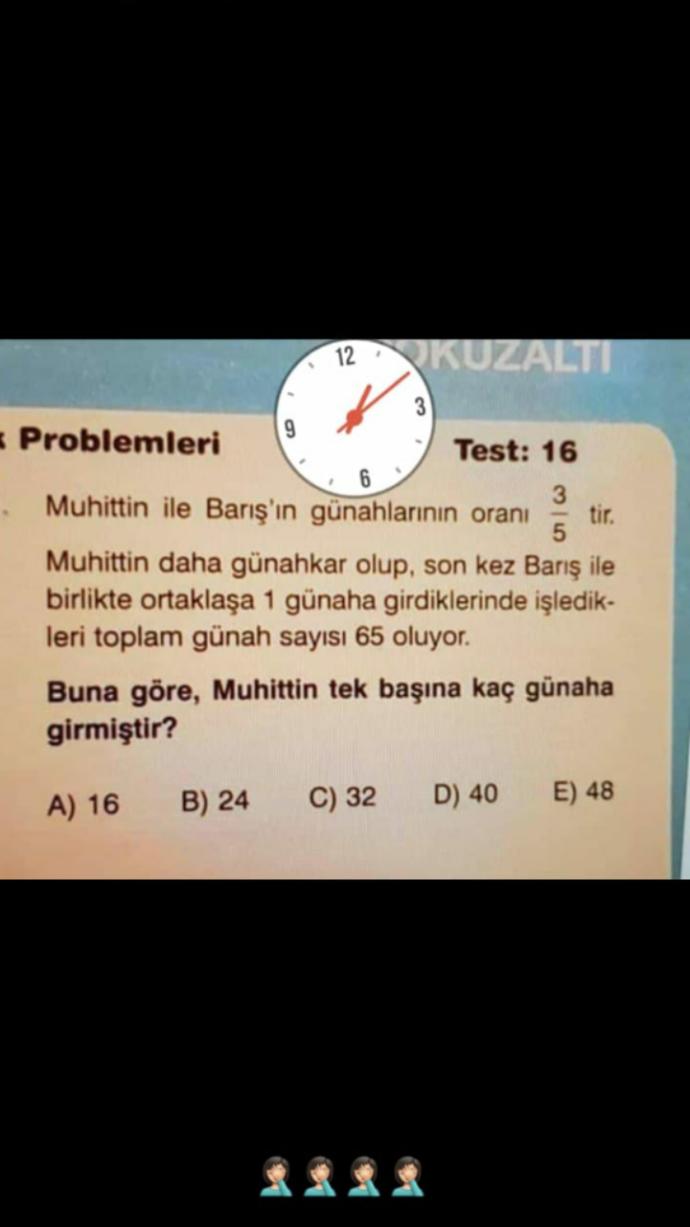 Bu sorunun cevabi nedir?