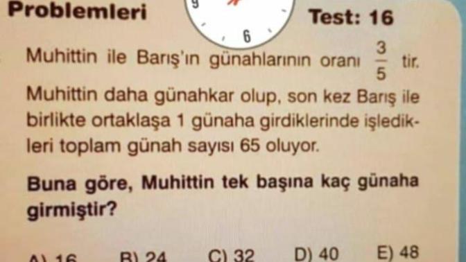 Bu sorunun cevabi nedir?