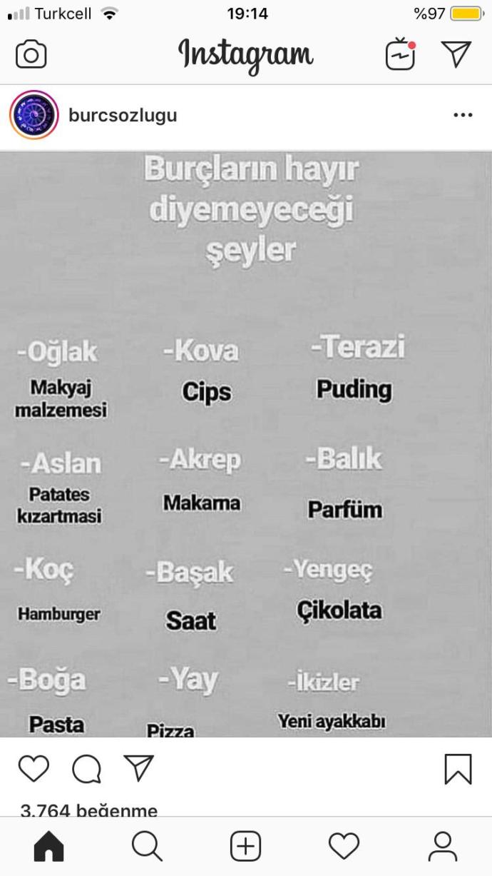 Burçların hayır diyemeyeceği şeyler nelermiş :)?