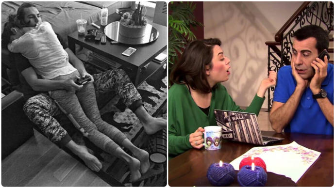 İlgisiz erkek VS dırdırcı kadın. 