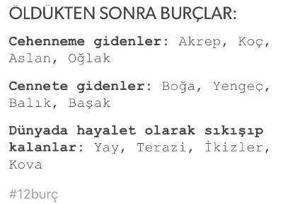 Astrolojiye göre Hangi Burçlar cennete hangileri cehenneme gidecek biliyormusunuz?