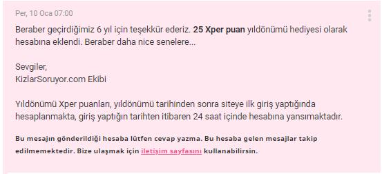 Siteye üye olalı 6 sene olmuş, var mı arttıran?