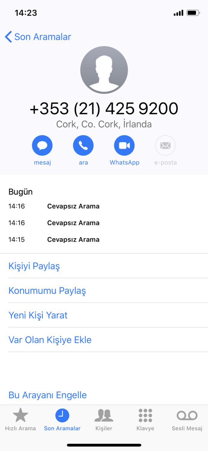 +353 bu apple numarasımı?