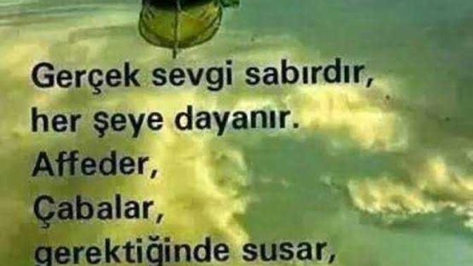 Gerçek sevgi nedir?