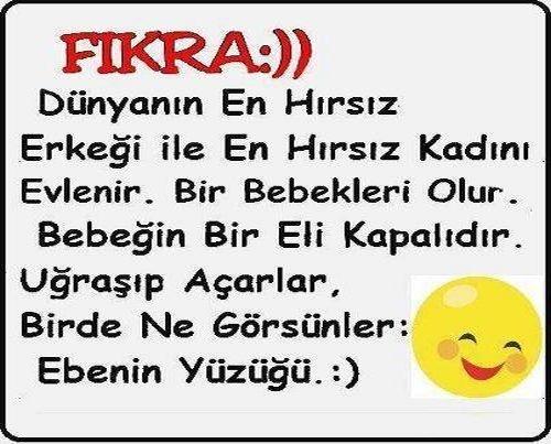 Günün Fıkrası :) Fıkra sever misin?
