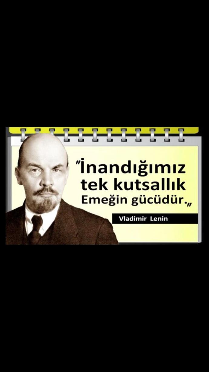 Lenin'in din hakkındaki sözlerine veya herhangi bir sözüne katılıyor musunuz?
