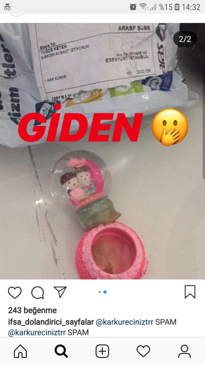 İnstagramdan alışveriş yaptım. Sizce dolandırılmış olabilir miyim?