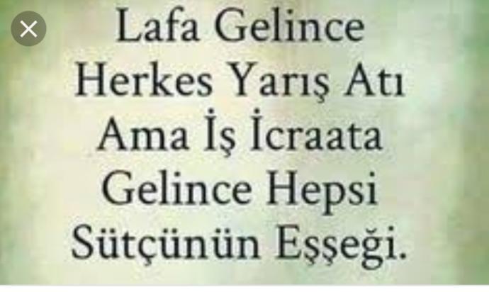 Lafa gelince köyün ileri gelenlerindenmisiniz ve ya işe gelince dut ağacının arkasına mı kaçarsınız?