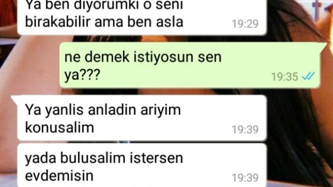 En yakin arkadasim 5 yillik sevgilime bunlari yazmis  bir  bakin lutfen?