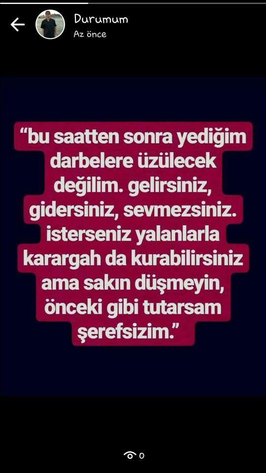 Sizinle işine gelince konuşan işine gelmeyince sus pus olan biri var mı hayatınızda?