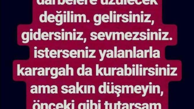 Sizinle işine gelince konuşan işine gelmeyince sus pus olan biri var mı hayatınızda?