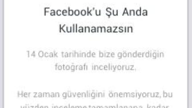 Facebook Selfie doğrulama sorunu?