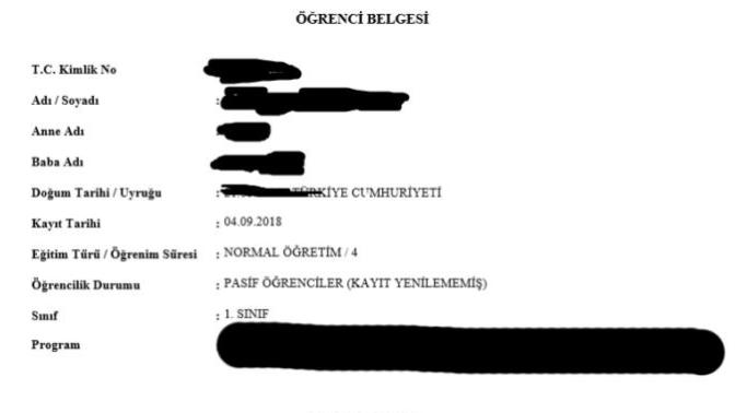 Erkek kardeşim askerlik tecili için bunu götürse kabul olurmu?