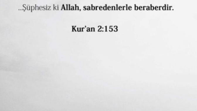 Kuranda geçen en sevdiğiniz ayet nedir?