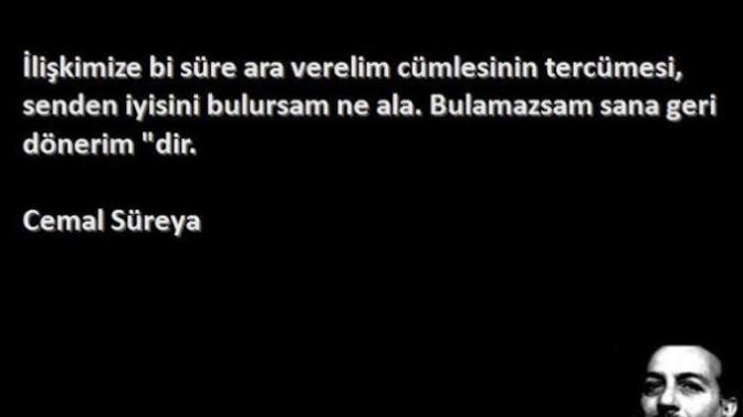 "İlişkimize biraz ara verelim" diyen sevgiliye verilebilecek en güzel cevap nedir?